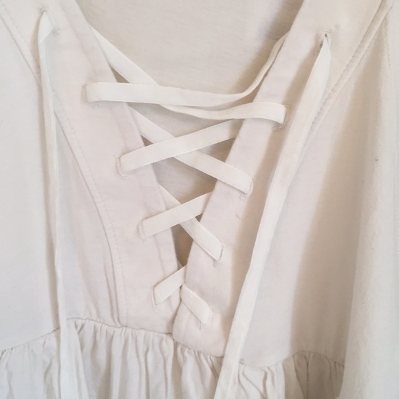 UO Baby Doll Lace Up Top - Picture 5 of 7